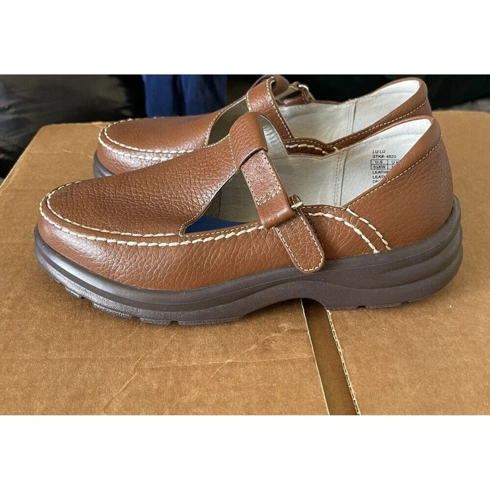 Dr. Comfort Womens Shoes Loafers Sz 5.5 XW Orthopedic Diabetic  Preppy  Office